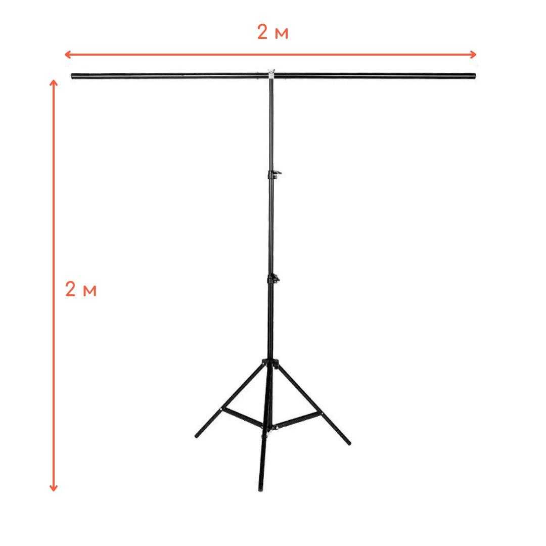 Стойка держатель для фона 2.0 х м Profi-light DFS-200 Сумка-чехол, фото №4 Стойка держатель для фона 2.0 х м Profi-light DFS-200 Сумка-чехол, фото №4