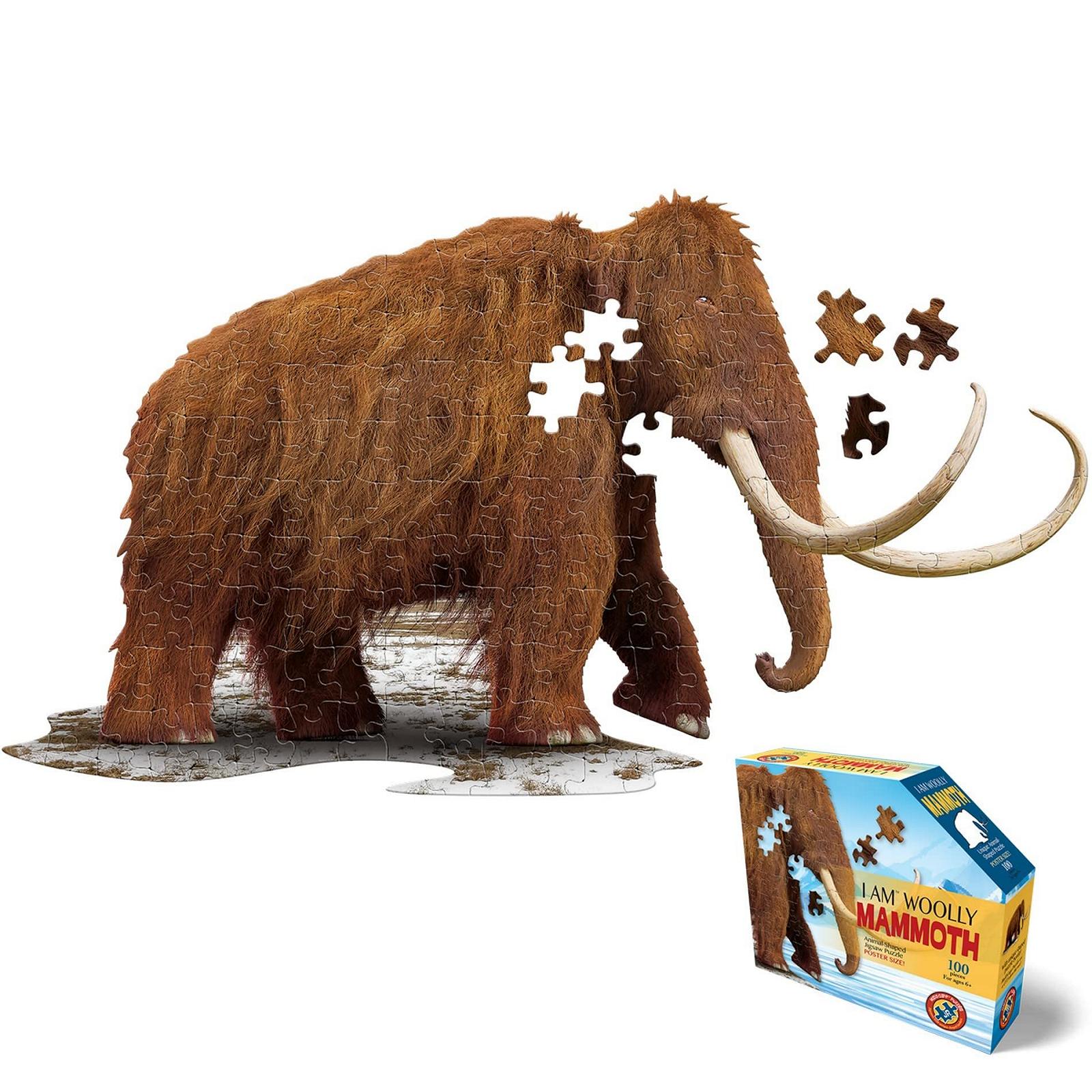 Контурний пазл Madd Capp Junior Contour Puzzle Mammoth 100 елементів, фото №1 Контурний пазл Madd Capp Junior Contour Puzzle Mammoth 100 елементів, фото №1