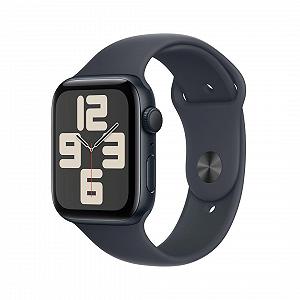 Смарт-годинник Apple Watch SE (2nd Gen) GPS 44мм алюмінієвий корпус Midnight, спортивний ремінець Midnight (M/L), фітнес-трекер, відстеження сну, виявлення аварій, дисплей Retina, захист від води - Фото 1