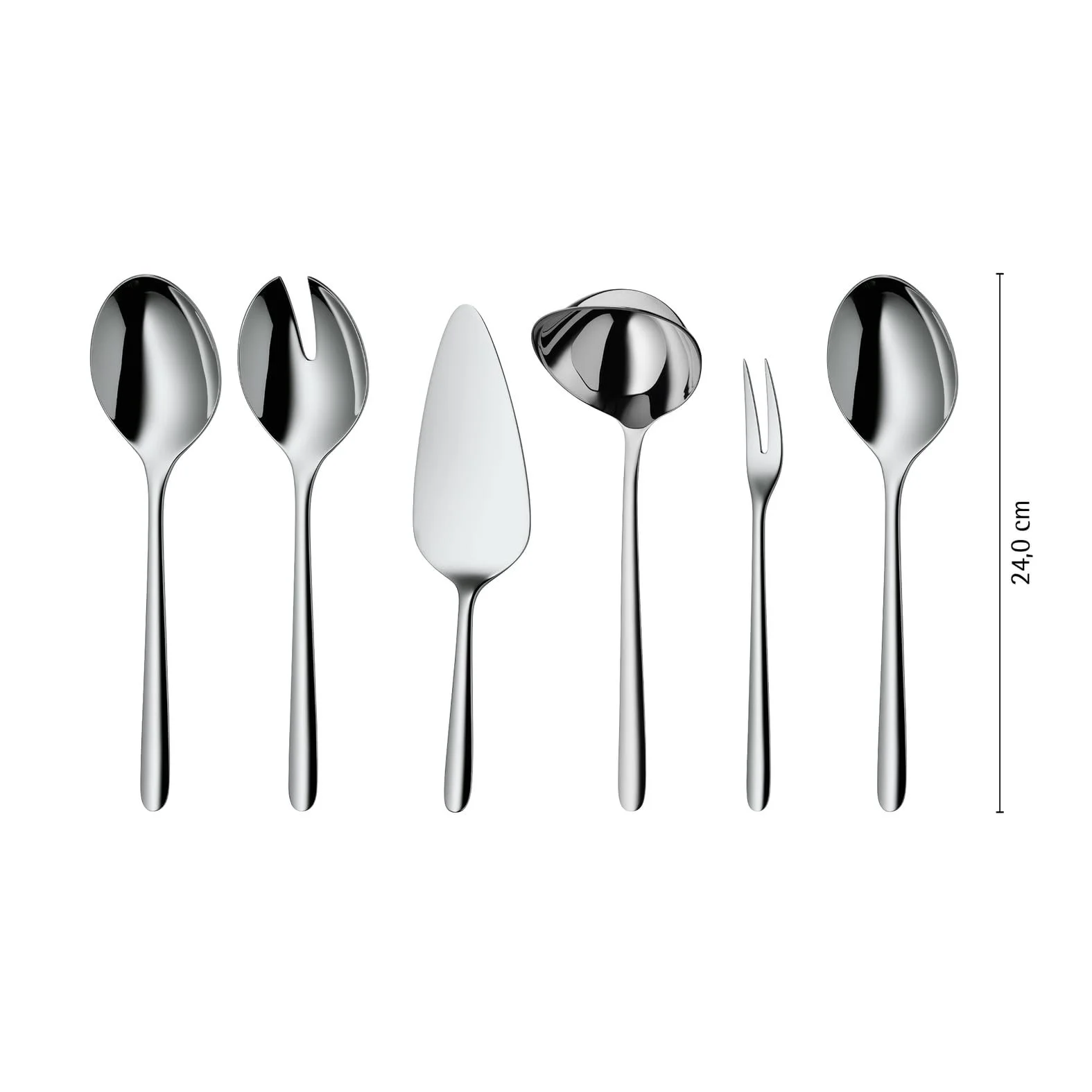 Набір столових приборів WMF Flame 66 предметів на 12 персон Cromargan Protect, фото №8