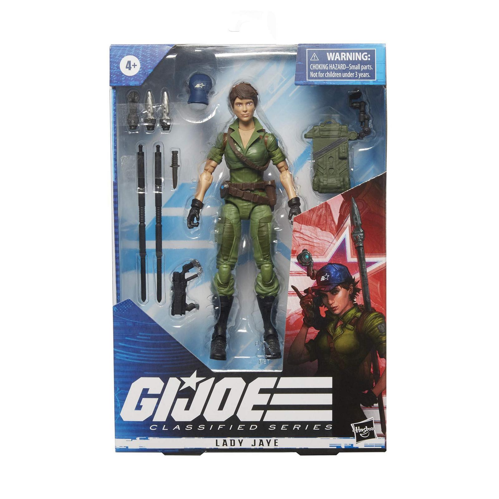 Фігурка G.I. Joe Hasbro Classified Series Lady Jaye 25, колекційна, іграшка преміум-класу з численними аксесуарами, масштаб 6 дюймів, з унікальним оформленням пакування CS, колір Rocket Cranberry, фото №2