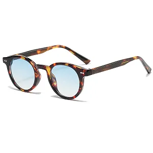 Вінтажні круглі сонцезахисні окуляри Long Keeper для жінок і чоловіків, класичний унісекс стиль - Фото 1