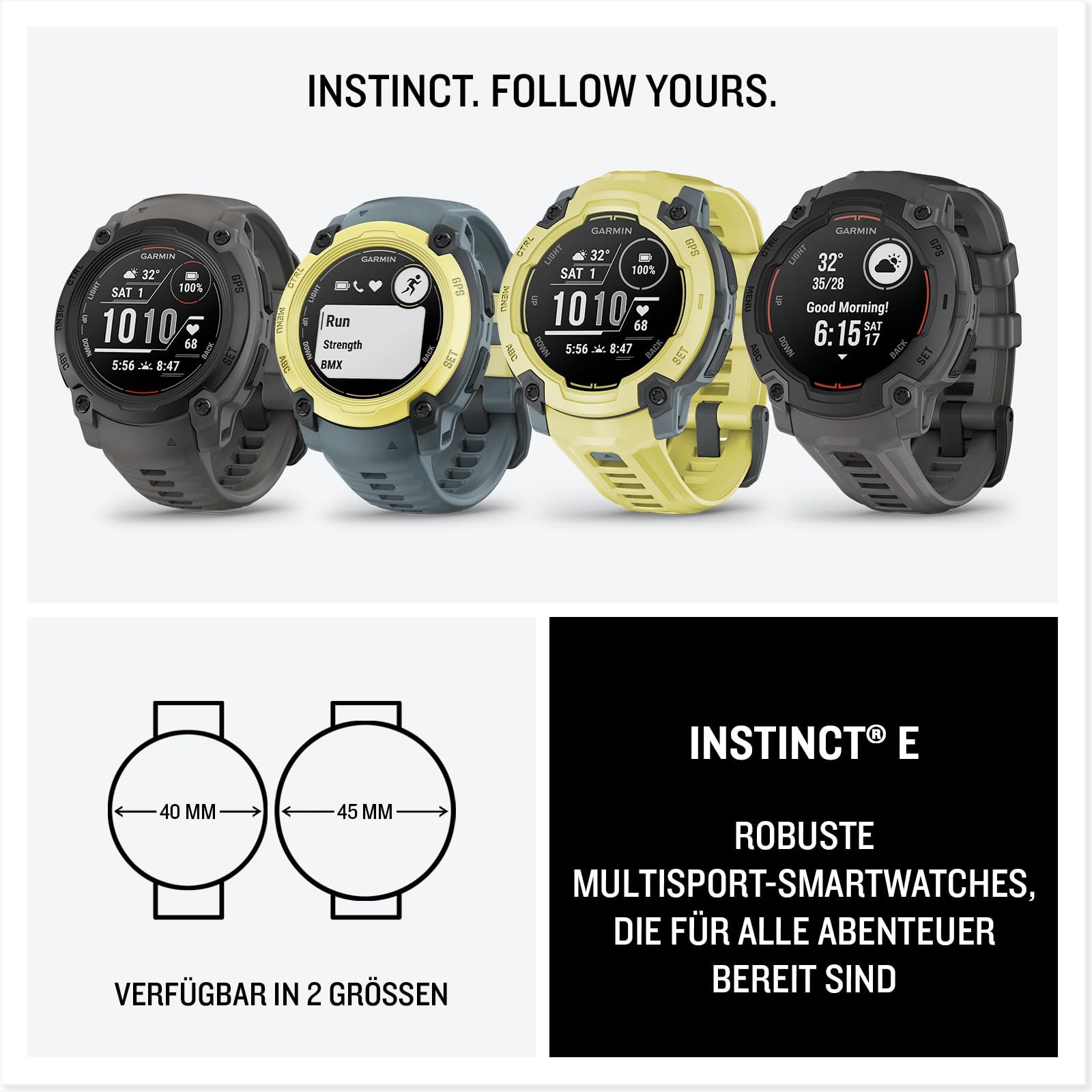 Смарт-часы Garmin Instinct E 45 мм GPS мультиспортивные. До 16 дней работы., фото №8