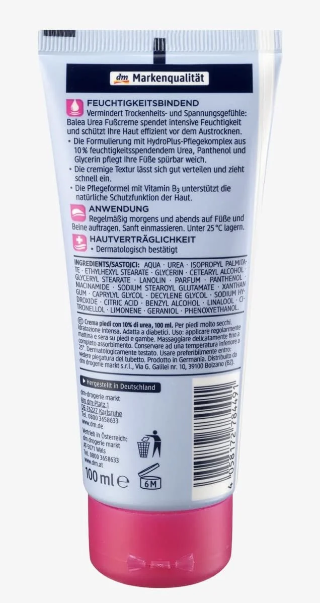 Крем для ног Balea для очень сухой кожи., фото №3