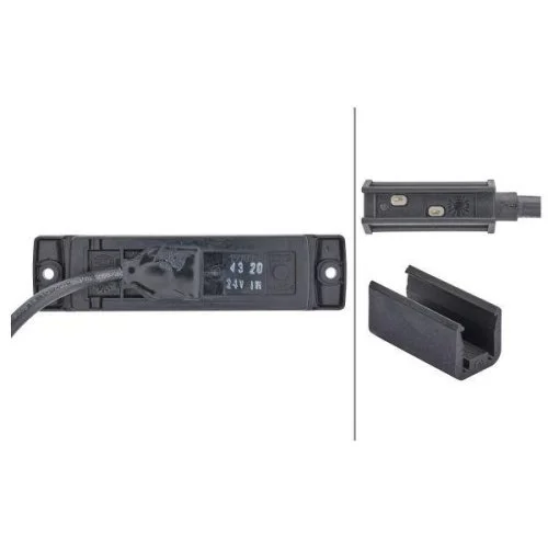 Фонарь габаритный боковой HELLA 2PS 008 645-611 для DAF KÄSSBOHRER MAN SCANIA, фото №2