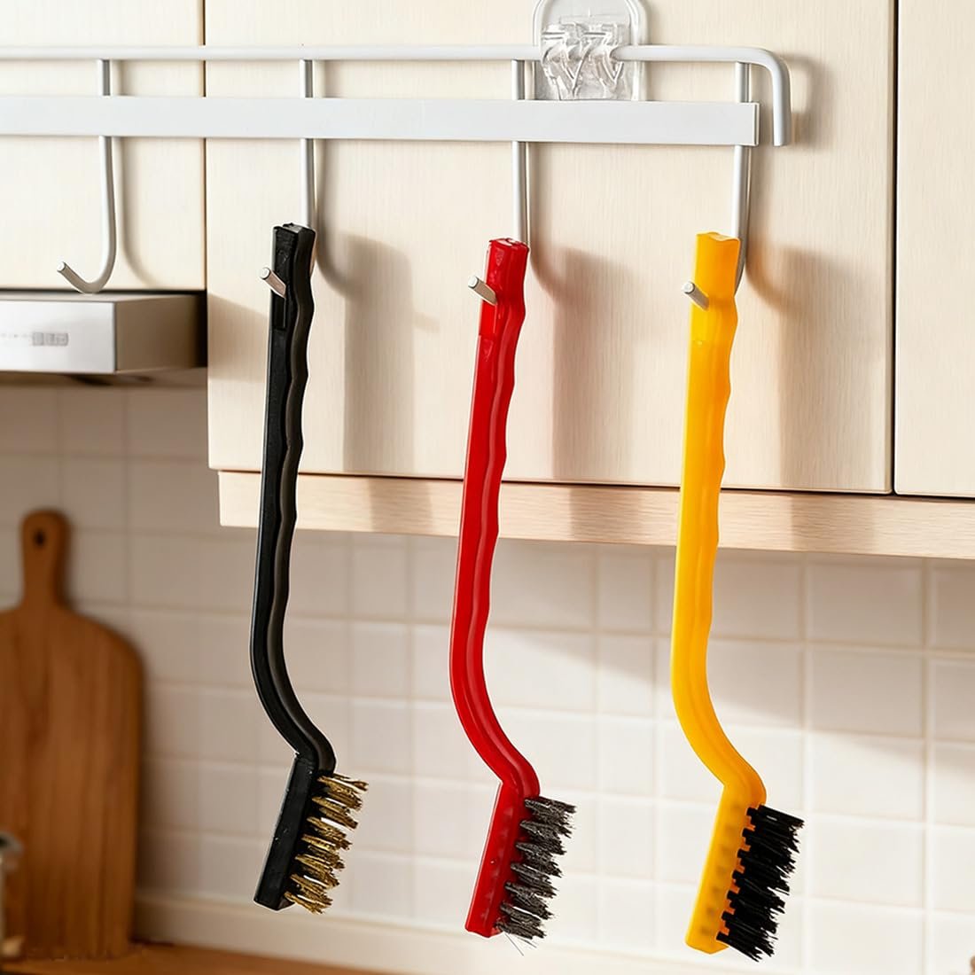 Набор щеток для чистки Grout Brush 1 Set со скребками и угловой щеткой многофункциональный, фото №4 Набор щеток для чистки Grout Brush 1 Set со скребками и угловой щеткой многофункциональный, фото №4