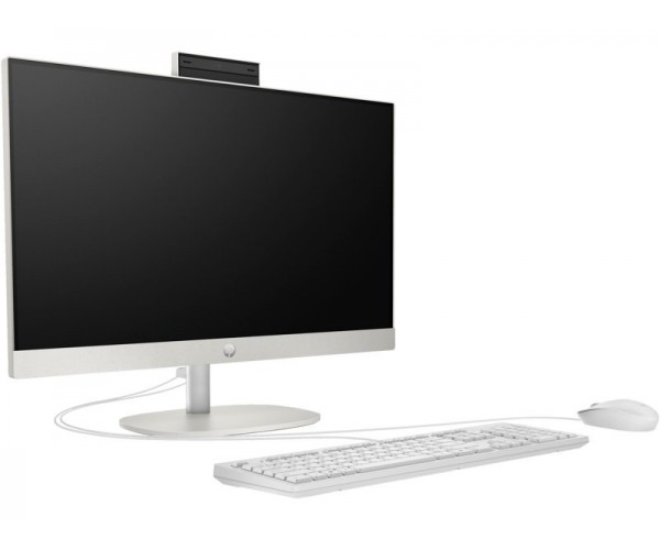 HP Комп'ютер персональний моноблок 240-G10 23.8" FHD IPS AG Intel i5-1335U, 8GB F512GB UMA WiFi кл м 3р Win11P білий, фото №2