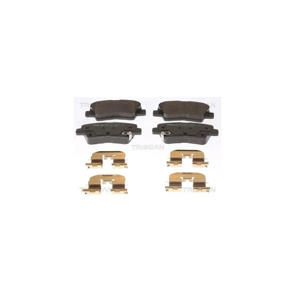 Комплект гальмівних колодок дискового гальма TRISCAN 8110 43044, фото №1