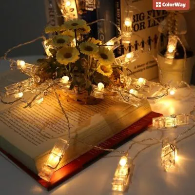 Гирлянда ColorWay Светодиодная с прищепками для фото 20 LED/3M USB (CW-LCP-20L30BU), фото №8