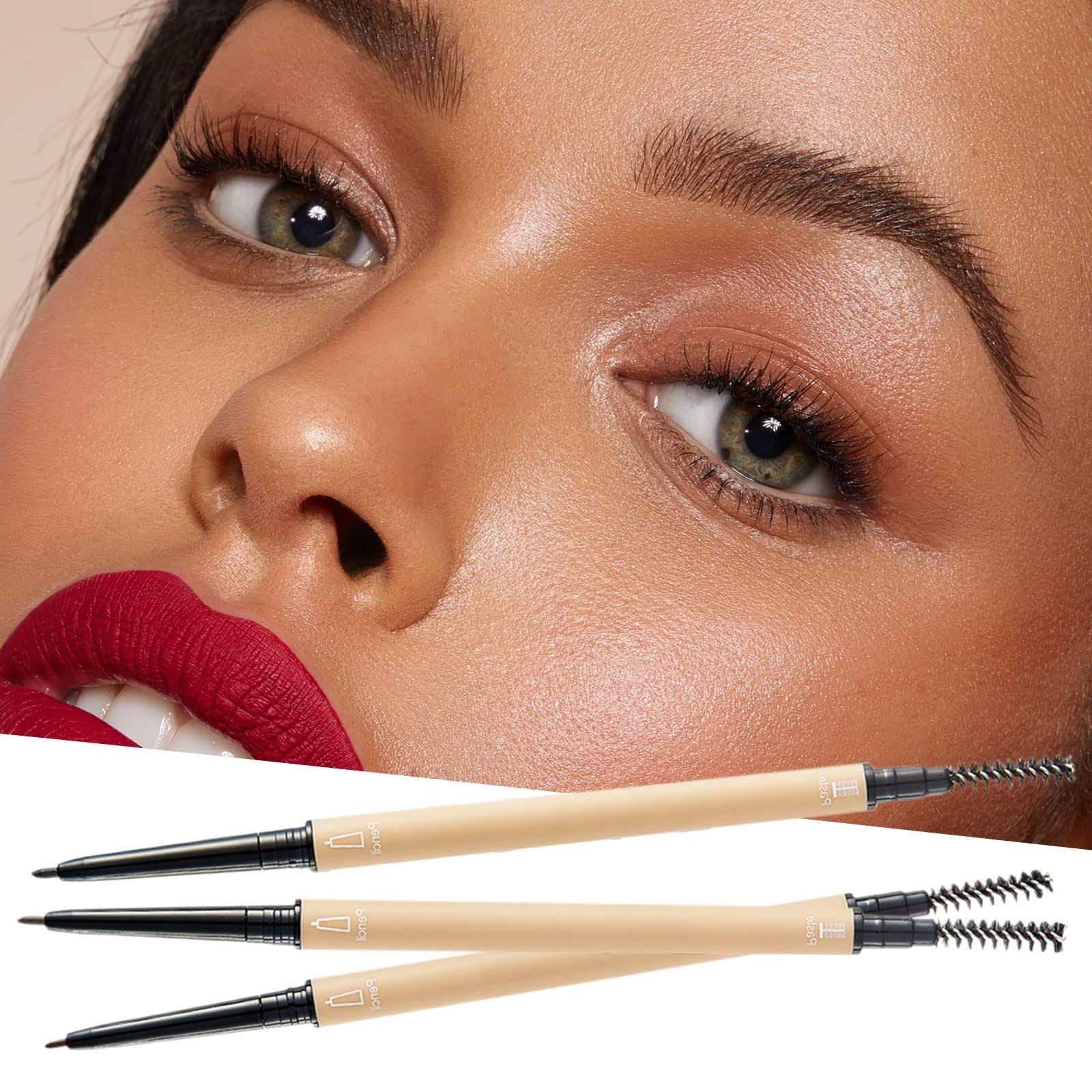 Карандаш для бровей Freckles Set Двусторонний Ультратонкий со щеточкой Цвет, C, фото №7