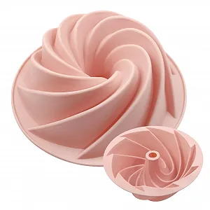 Форма для випічки силіконова маленька вихровий візерунок для десертів DIY-проєкт - Фото 1