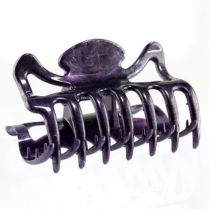 Заколка для волос большая WeLoveBeads 9 см, фиолетовый цвет - Сделано в Германии - 1 шт в упаковке - Фото 1