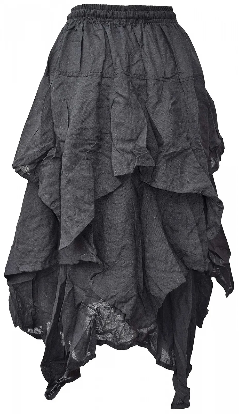 Спідниця Little Kathmandu з трьох шарів з асиметричним краєм та еластичною талією, фото №3 Спідниця Little Kathmandu з трьох шарів з асиметричним краєм та еластичною талією, фото №3