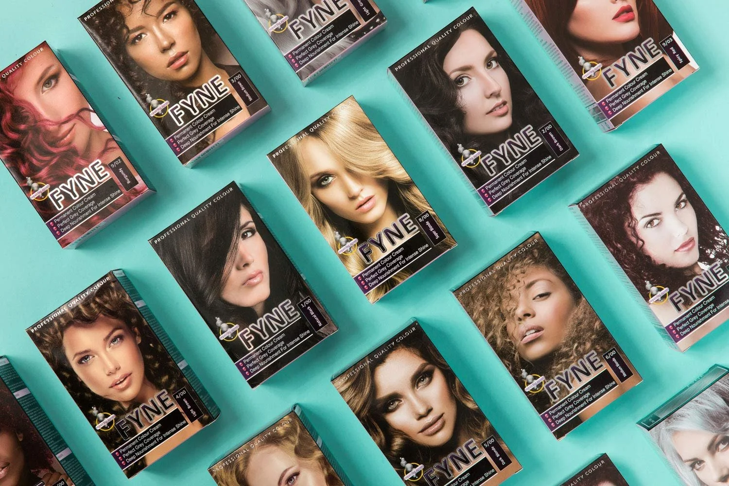 Фарба для волосся FYNE Стійка Бордовий для жінок - Крем-фарба для домашнього використання з вбудованим кондиціонером - М'яка, фото №4