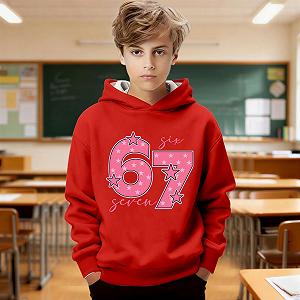 Детская Толстовка для Мальчиков Подростковый Худи для Девочек Удобный Пуловер Спортивный Повседневный Модный Худи с Капюшоном Теплый для Школы и Игр Толстовка с Длинными Рукавами synthetic.ua - Фото 1