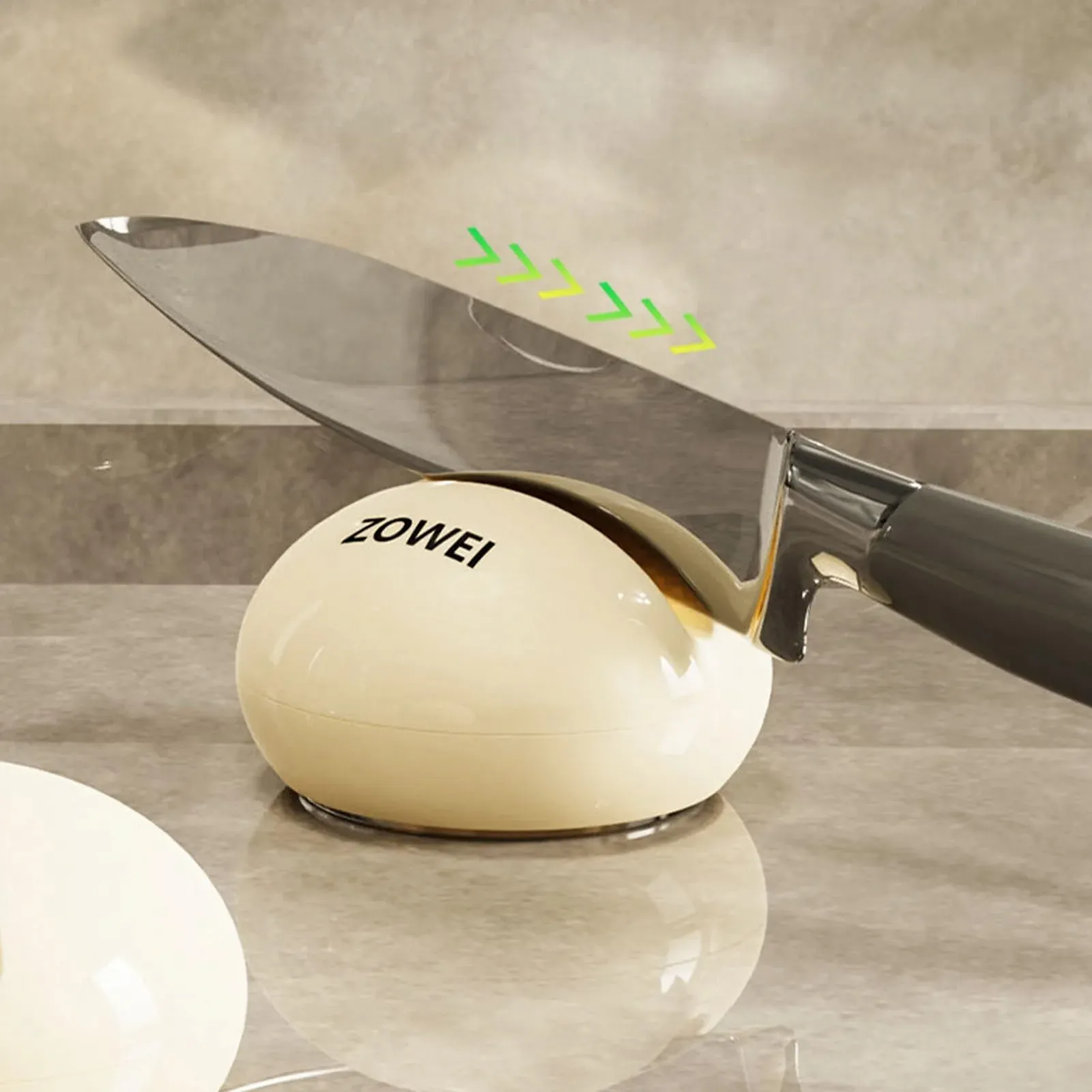 Точило для кухонних ножів з присоскою, фото №2