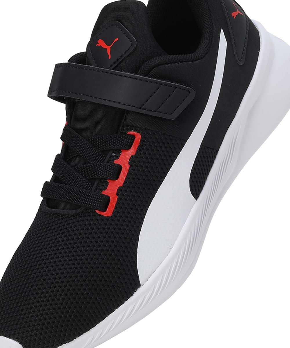 Кроссовки PUMA Flyer Runner Jr Черные, Белые, фото №7
