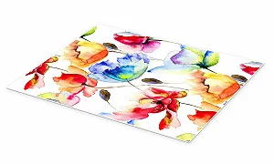 Постер Poppy and Tulips 50 x 70 см Цветной synthetic.ua - Фото 1