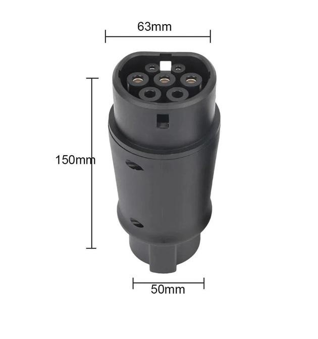 Переходник Type 1 Mennekes IEC 62196-2- 2 Bluefield J1772 Black 8050568, фото №4 Переходник Type 1 Mennekes IEC 62196-2- 2 Bluefield J1772 Black 8050568, фото №4