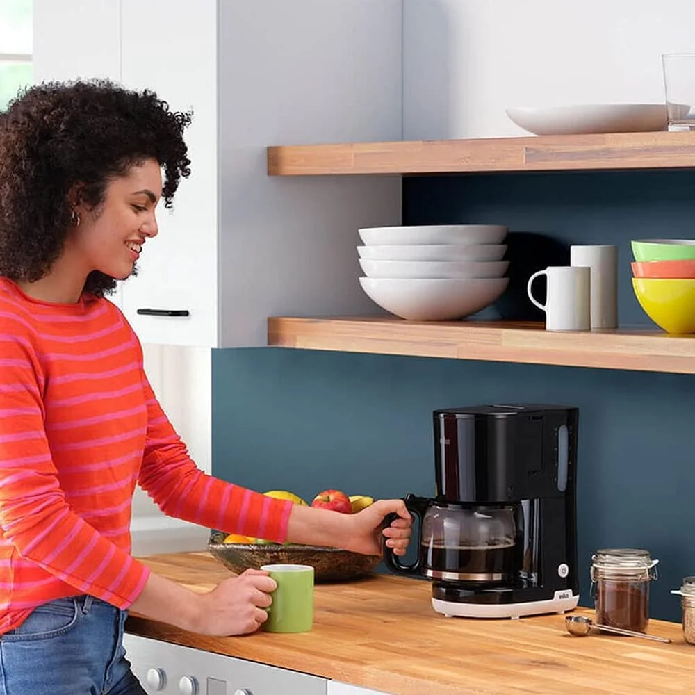 Капельная кофеварка Braun Household Breakfast1 OptiBrew 10 чашек 1000 Вт Black, фото №4