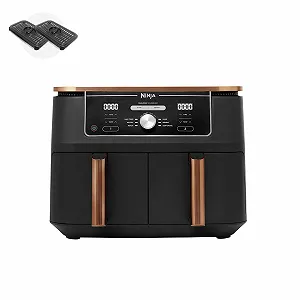 Мультипечь Ninja Foodi MAX Dual Zone Air Fryer 9.5 л 6-в-1 Щипцы цена на synthetic.ua - Фото 1 Мультипечь Ninja Foodi MAX Dual Zone Air Fryer 9.5 л 6-в-1 Щипцы synthetic.ua - Фото 1