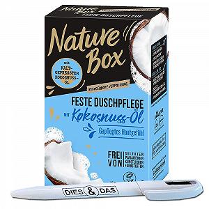 Твердий гель для душу Nature Box Solid Shower Care з кокосовою олією 150 g - Фото 1