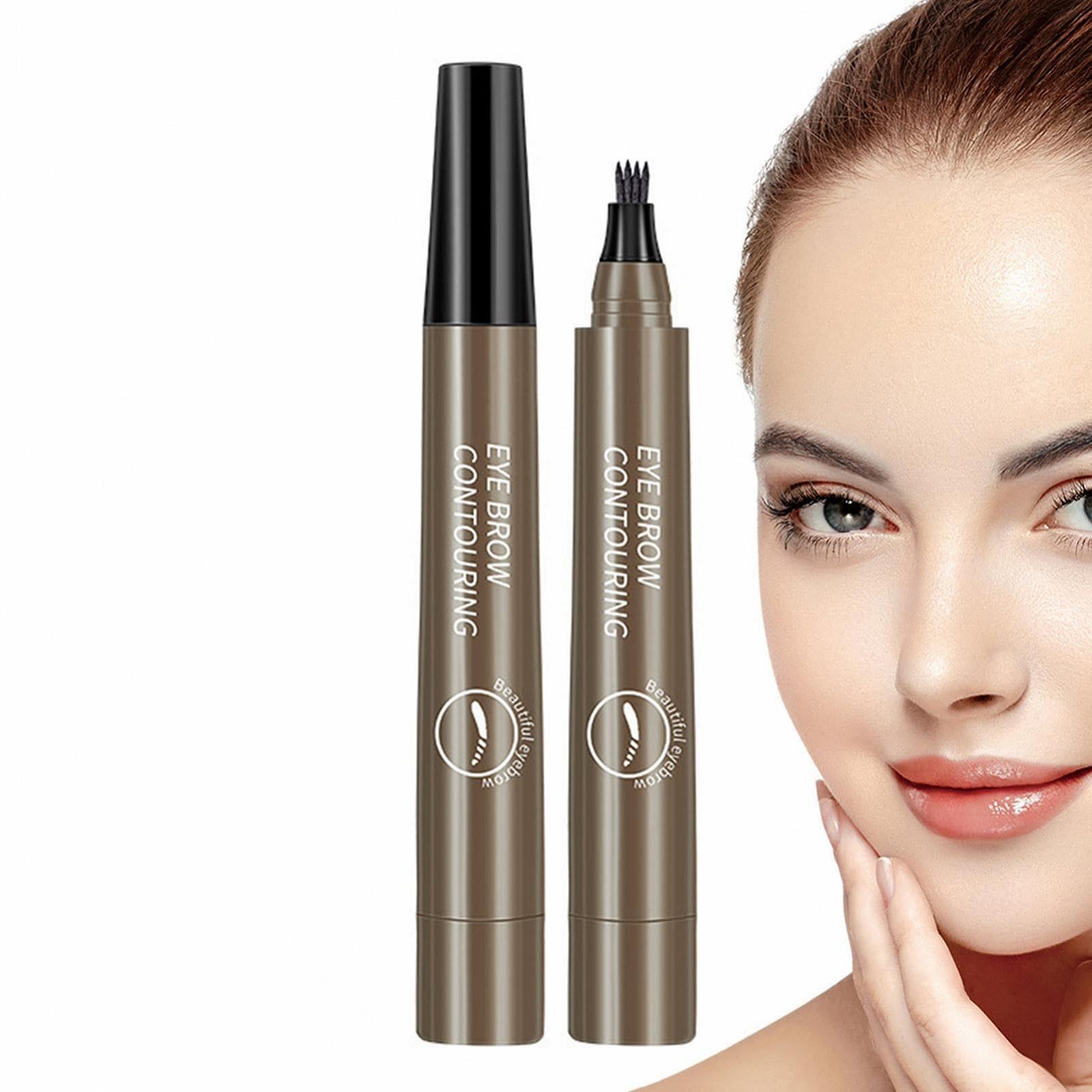 Олівець для брів Magic Waterproof 3D Microblading Contour Pen з 4-ма наконечниками, фото №6