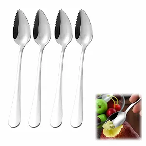 Ложка для грейпфрута, ложка для ківі з зубцями, з нержавіючої сталі для дитячого харчування - Фото 1