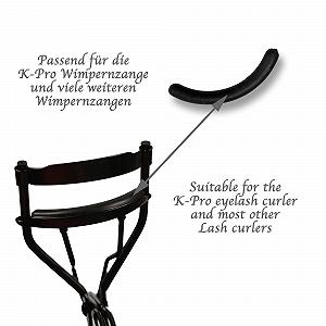 Насадки K-Pro Replacement Pads Replacement для щипців для завивання вій Силіконові насадки Чорний synthetic.ua - Фото 1