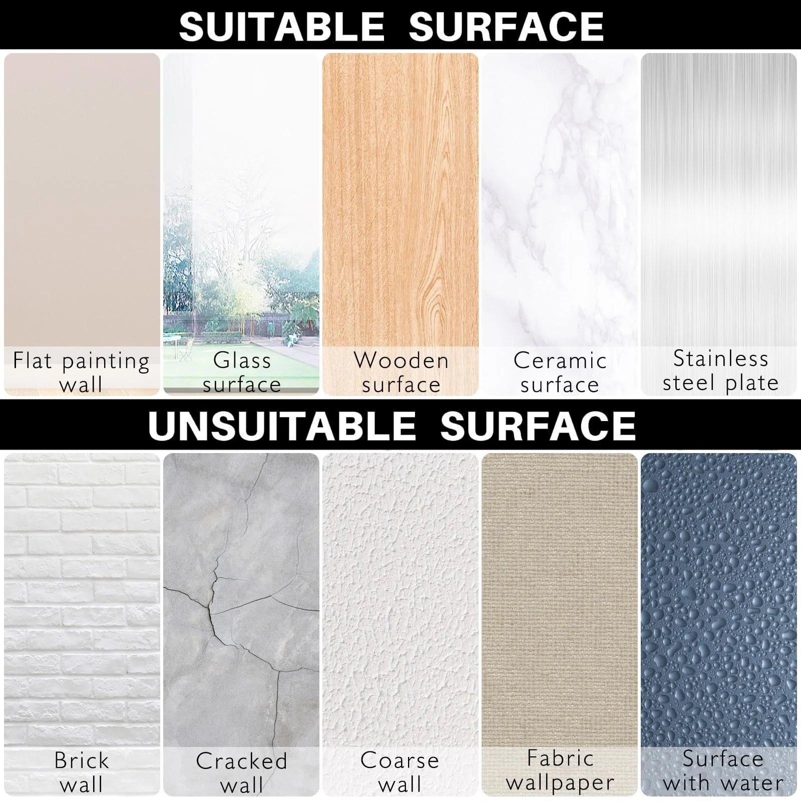 Наклейка на стіну SUPERDANT Winter Forest Тварини та дерева 80 x 78 см Різнокольоровий, фото №7