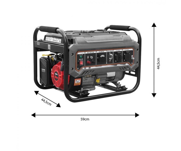 Бензиновий генератор Graphite 58G904, фото №9