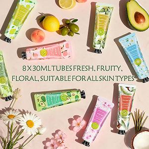 Крем для рук 8 x 30 мл Міні-набір кремів для рук для жінок Сухі потріскані руки synthetic.ua - Фото 1