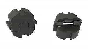 Защита для розеток KEBYCO SchuKo Type F без клея и ключа Черный synthetic.ua - Фото 1