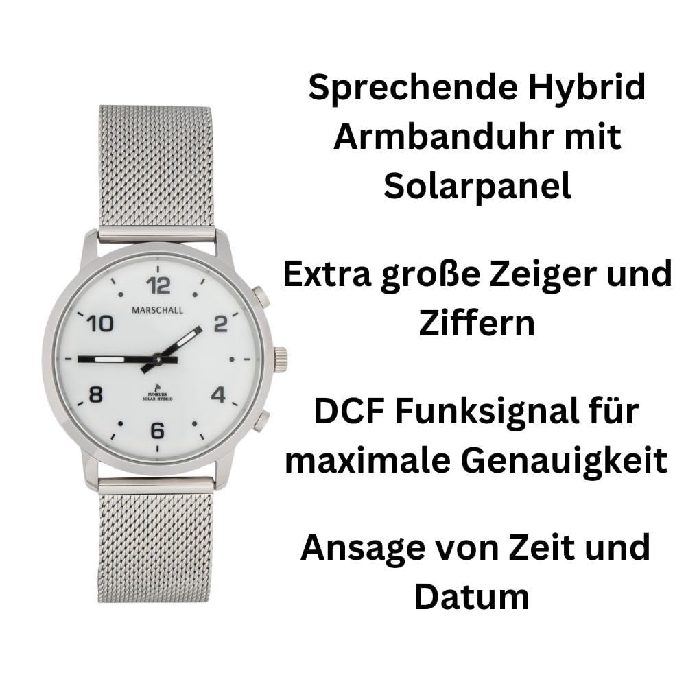 Часы мужские Marschall Senso S-HM2 серебряные, фото №2