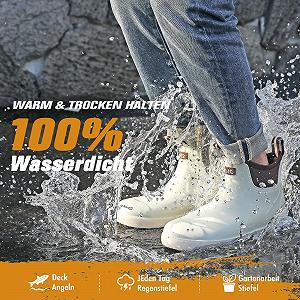 Челси Yenxapei Wellington Короткие Полувысокие Ботинки Нескользящие Водонепроницаемые Рабочие Модные Дышащие Дождевые synthetic.ua - Фото 1