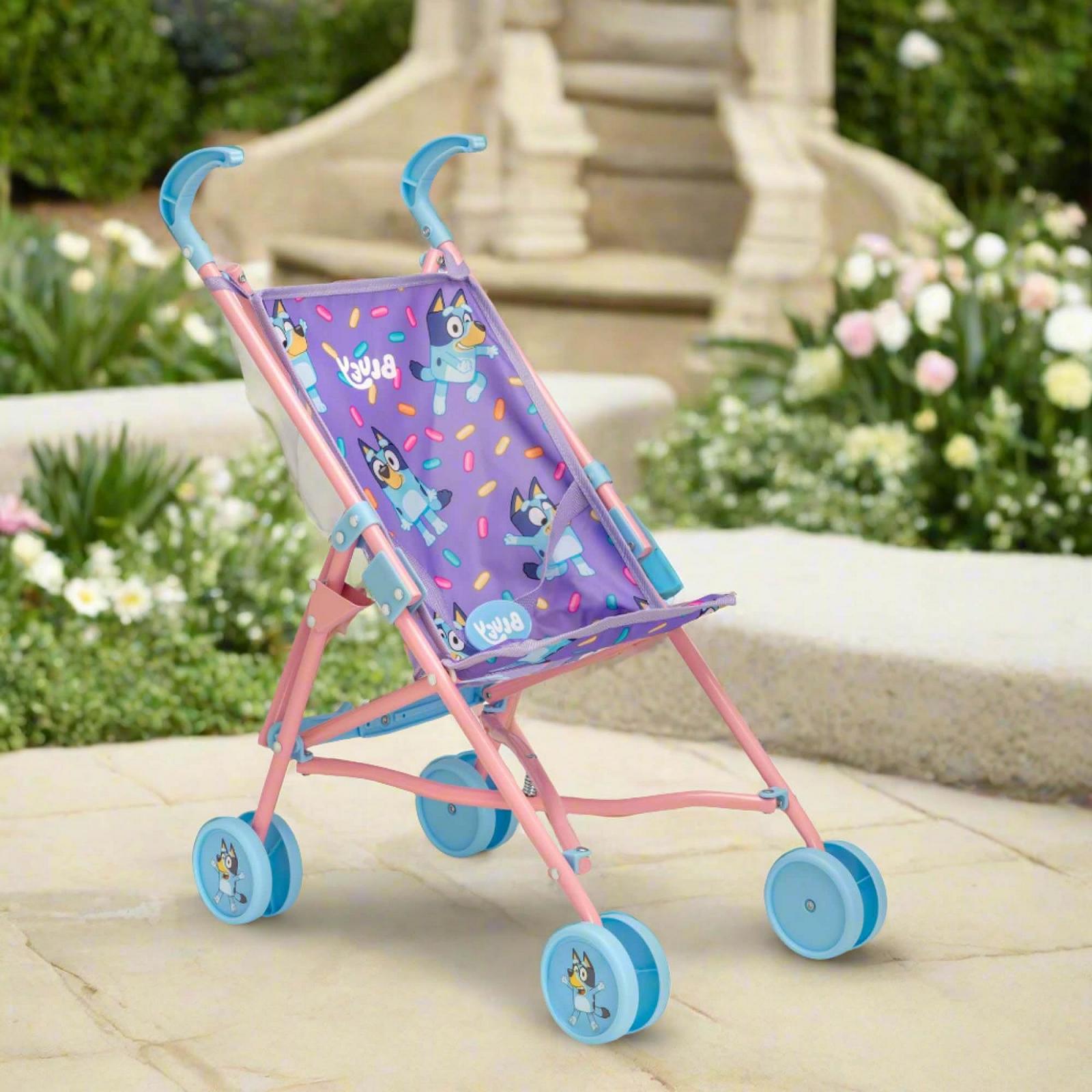 Коляска для кукол Bluey Junior Синий, фото №9 Коляска для кукол Bluey Junior Синий, фото №9