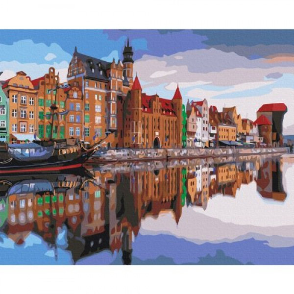 Картина за номерами Набережна Гданьська, фото №1