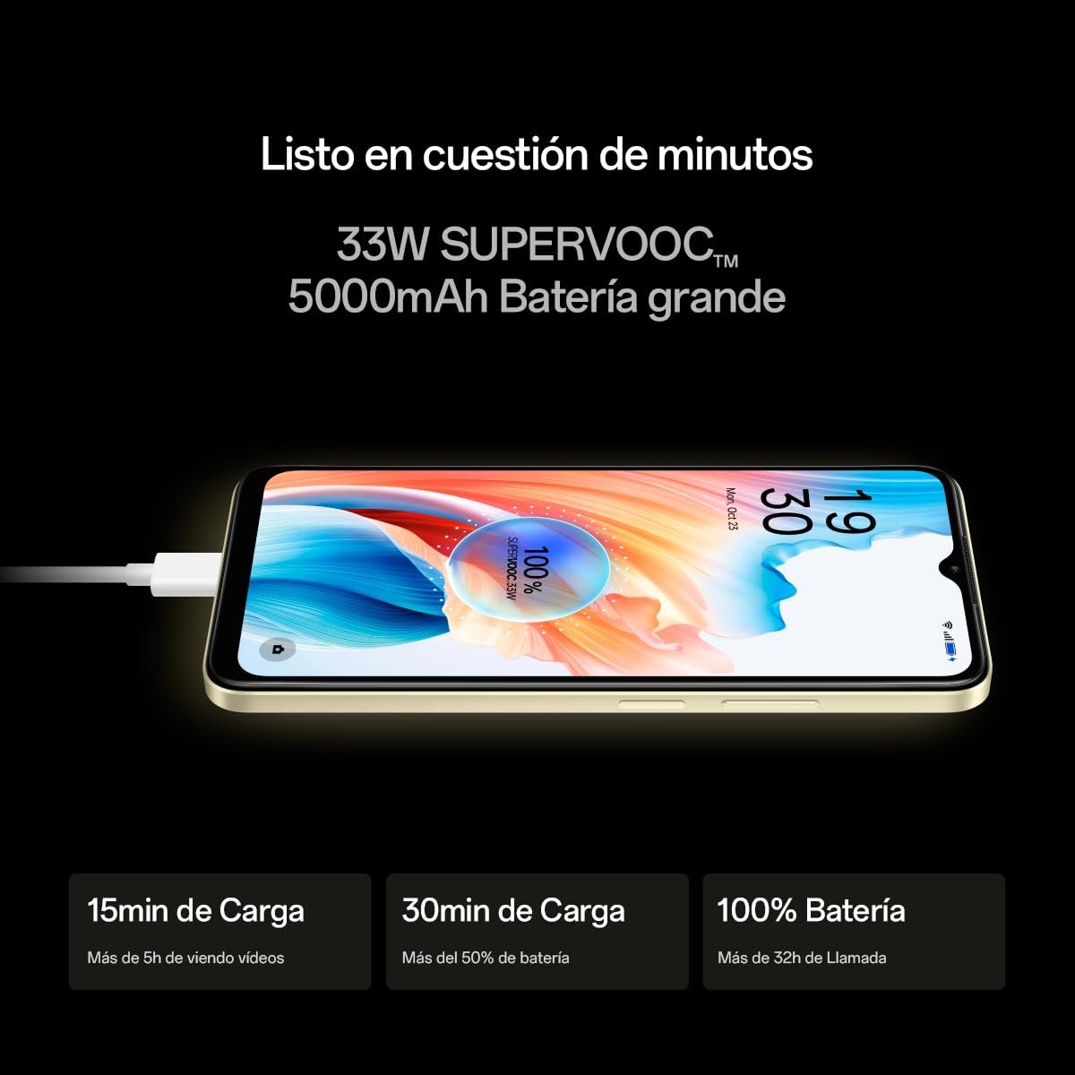 Смартфон Oppo A38 Dual SIM 128GB 4GB RAM Сияющий черный, фото №6