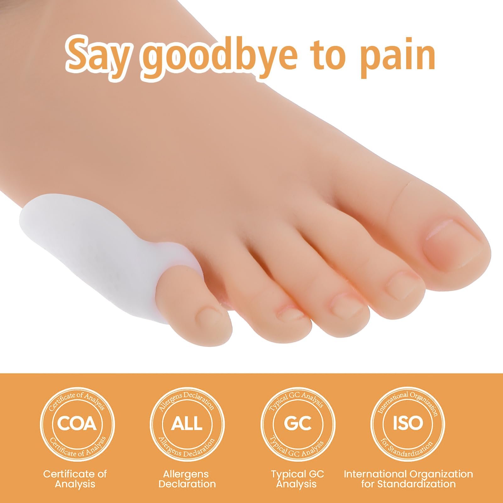 Роздільники для буньйонів кравця, 16 штук, м'які гелеві подушечки, фото №4