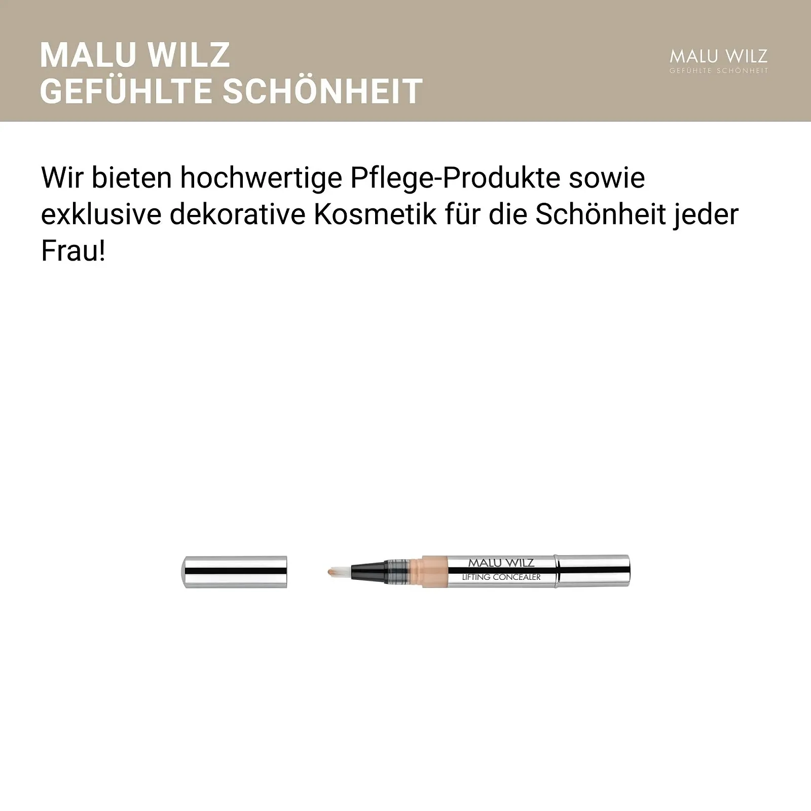 Консилер Malu Wilz Lifting Nr.1 Світлий чуттєвий абрикос, фото №2