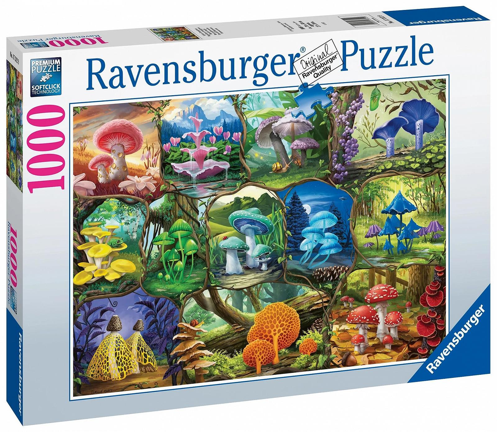 Пазл Ravensburger 2D Piekne Grzyby 1000 элементов, фото №2