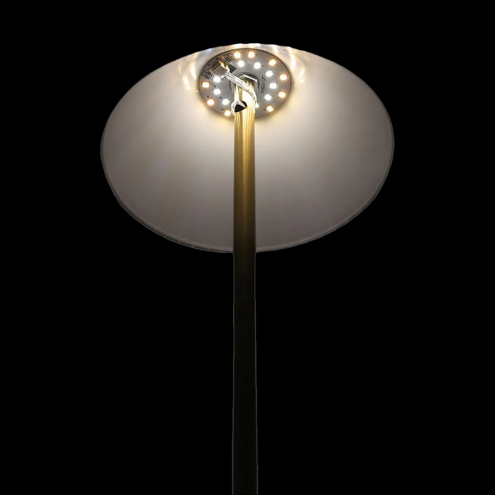 Настільна лампа Bewinner Cordless Touch Акумуляторна Плісований тканинний абажур (Style 1), фото №7