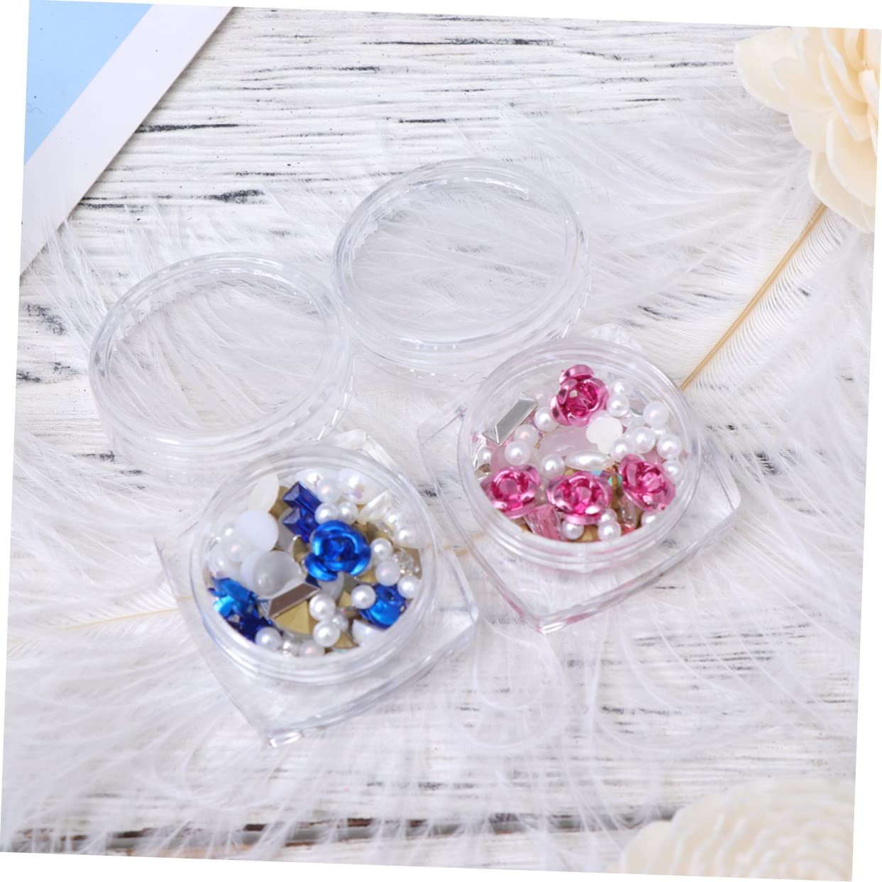 Прикраси для нігтів, кристали, стрази кристали, рожеві, конусні, фото №6