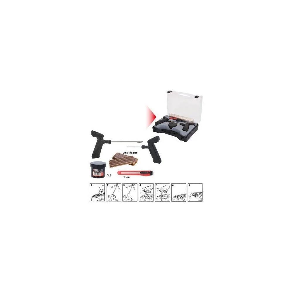 Набір для вулканізації шин KS TOOLS 150.1080, фото №1