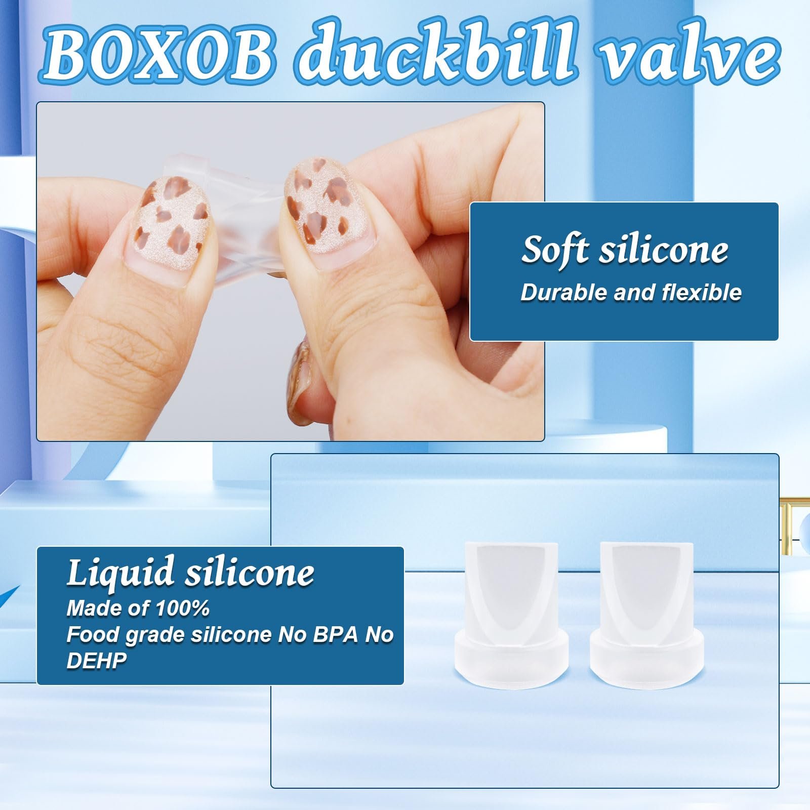 Запчасти для молокоотсоса 12 шт. для Mom Cozy M5, 8 клапанов Duck Bill и 4 силиконовые мембраны. Совместимы с M5, фото №7 Запчасти для молокоотсоса 12 шт. для Mom Cozy M5, 8 клапанов Duck Bill и 4 силиконовые мембраны. Совместимы с M5, фото №7