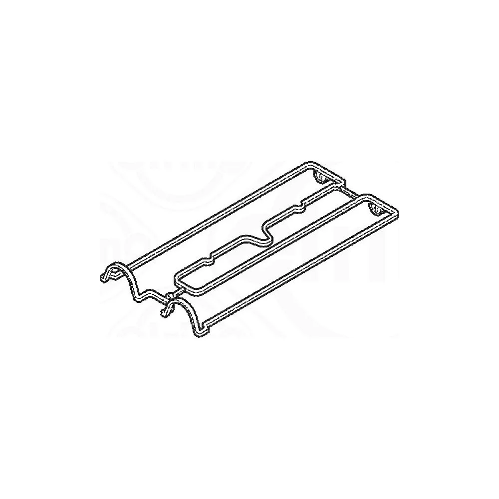 Прокладка кришки ГБЦ ELRING 495.770 для OPEL DAEWOO, фото №1