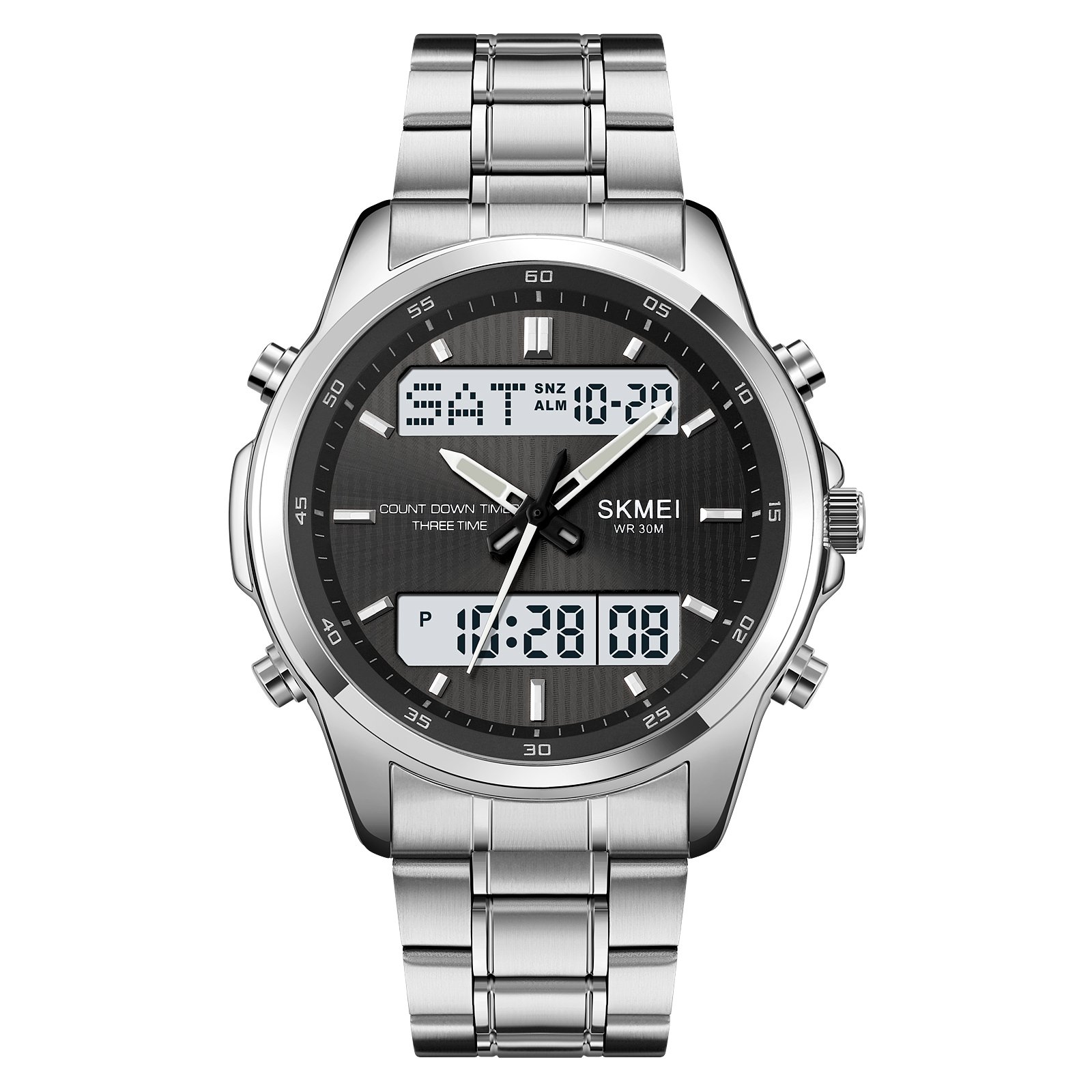 Годинник Skmei 2049SIWT Silver-White, фото №1