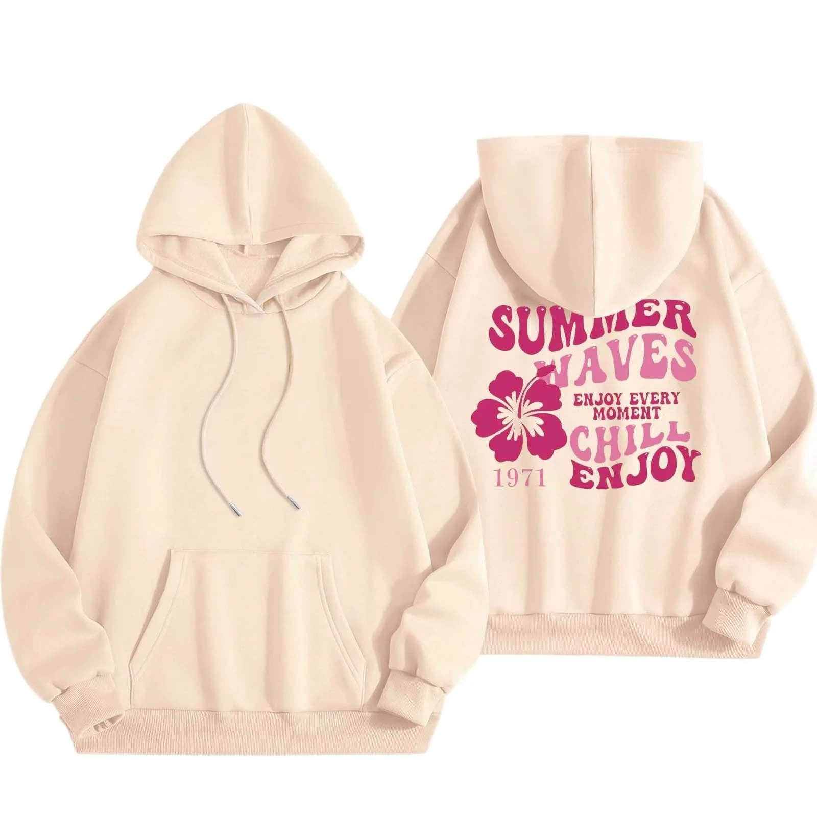 Женское худи с капюшоном и принтом на спине, повседневная толстовка с карманами, переходное худи, классический уличный джемпер с длинными рукавами и капюшоном на молнии, фото №4 Женское худи с капюшоном и принтом на спине, повседневная толстовка с карманами, переходное худи, классический уличный джемпер с длинными рукавами и капюшоном на молнии, фото №4