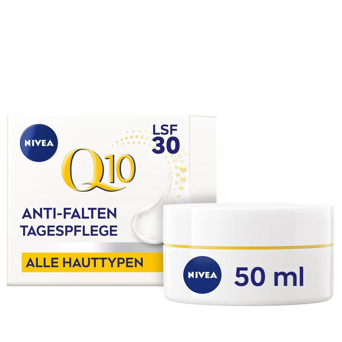 Денний крем Nivea Q10 Power Anti-Wrinkle + Firming Protective SPF 30 50 мл, фото №1 Денний крем Nivea Q10 Power Anti-Wrinkle + Firming Protective SPF 30 50 мл, фото №1