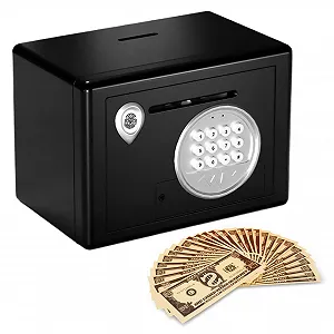 Електронна скарбничка-сейф з кодовим замком та сенсорним керуванням - Фото 1
